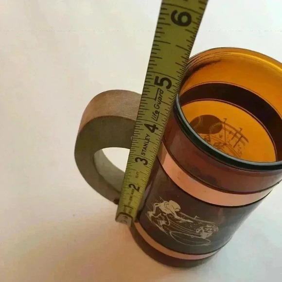 Siesta Ware Amber & Copper Theme Mugs Set of Four - Picture 8 of 10